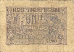 1 leu lei lej 1915 Románia 4.