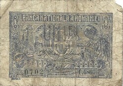 1 leu lei lej 1920 Románia 1.