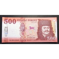 Magyarország,500 forint 2018 EA UNC