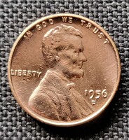 USA 1 cent 1956 D (U20)