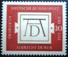 N677 / Németország 1971 Albrecht Dürer bélyeg postatiszta