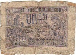 1 leu lei lej 1915 Románia 1.
