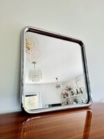 Bauhaus stílusú vintage csővázas tükör, LV 897