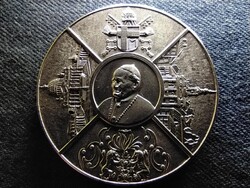 Lengyelország 600 éves Jasna Góra-i kolostor 1982 ezüst érem 45mm 47,47g