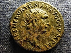 Római Birodalom Traianus (98-117) Dupondius TR POT COS II PP SC
