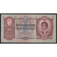 Magyarország,50 pengő 1932 EF+
