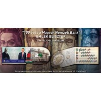 Magyarország,100 éves a Magyar Nemzeti Bank - Magyarország forgalmi pénzei 2024 - 000 sorszámú minta