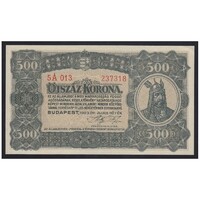 Magyarország,500 korona 1923 aUNC-