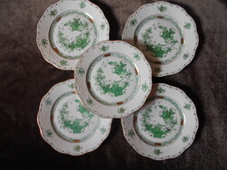 Indiai kosár mintával Herendi porcelán tányér az ár az 5 db-ra vonatkozik (12000 Ft / db)