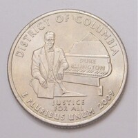 USA,quarter dollar 2009 P - District of Columbia aUNC+