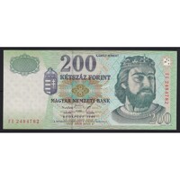 Magyarország,200 forint 1998 FE UNC