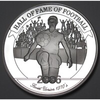 Uganda,2000 shillings 2006 PP - A futball legendái - Oleg Blokhin UNC ezüst 24.80g