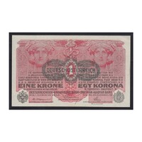 Ausztria,1 krone/korona 1919 - DEUTSCHÖSTERREICH aUNC+