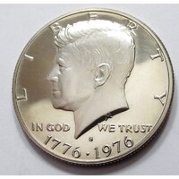 USA,half dollar 1976 S PP - Függetlenségi Nyilatkozat UNC réz