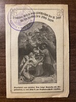 Névre szóló, 1926 -os német nyelvű katolikus egyleti igazolvány / Szent József testvériség