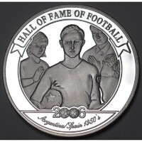 Uganda,2000 shillings 2006 PP - A futball legendái - Alfredo Di Stéfano UNC ezüst 24.80g