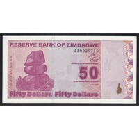 Zimbabwe,50 dollars 2009 UNC
