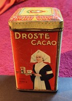 Doboz, Droste cacao régi antik holland fémdoboz
