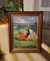 Ferenczy József antik pazar festménye!