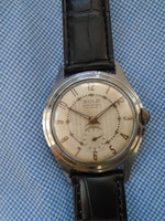 Vintage 50's SOLO French Made Chrome Plated Gents Mechanical Watch.