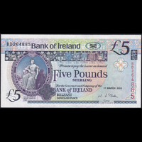 Észak-Írország 5 Pounds 2003 P-79 UNC