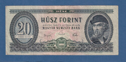 20 Forint 1962  Harmadik Kádár címeres huszas VF RITKA