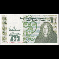 Írország 1 Pound 1989 P-70d UNC