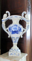 Monumentális 70 cm-es porcelán padlóváza – 8 kg