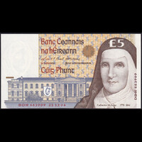 Írország 5 Pounds 1994 P-75b UNC