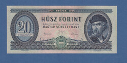 20 Forint 1960  Második Kádár címeres huszas VF RITKA