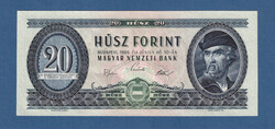 20 Forint 1969  Ötödik Kádár címeres huszas UNC