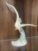Hollóházi porcelán sirály figura/ Ajàndèknak/Madár/Madàr kedvelőknek/Szülinapra