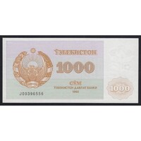 Üzbegisztán,1000 som 1992 UNC