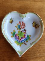 Herendi porcelán szív alakú tálka