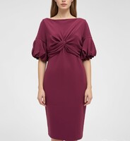 Max Mara elegáns burgundi alkalmi ruha – M / US 10