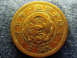 Japán Meiji (1867-1912) 2 Sen 1881