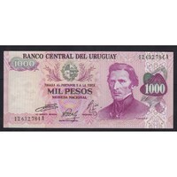 Uruguay,1000 pesos 1974 UNC