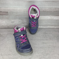 Decathlon Quechua lila magasszárú gyerek túrabakancs, 34