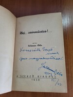 Színházi gyűjtemény: Salamon Béla DEDIKÁLT könyve (1943) + Tolnay Klári és Gombaszögi Frida ritkaság
