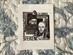 Edward Grabowszki , Ex libris  fametszete .