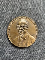 Magyar Imre emlékérem , orvosi bronz plakett 100 mm. Borsos Miklós 1980  RITKA