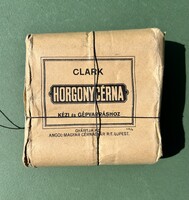 Muzeális ritkaság Clark Horgony Cérna újpesti Angol-Magyar Cérnagyár 1930 2. Vh előtti relikvia