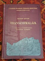 Uniquely rare! Mftk 1910 first single-volume edition-sven hedin: transhimalaya-full canvas painting!!!!