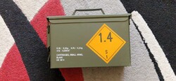 7.62-es, fém, csatos, lőszeres, katonai üres láda. II.  Akár utánvéttel is !  FOXPOST-ba is !