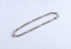 2A241 Régi jelzett 925-ös ezüst karkötő pancer lánc karkötő 21.5 cm 7 g