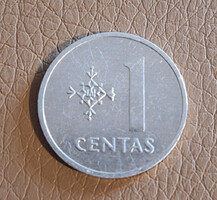 Litvánia 1 Centas, 1991