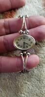 Glashütte női króm tokos vintage karóra