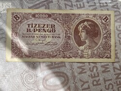 1946-os 10000 B.- Pengő EF