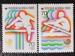 KS83 /  Dél-Korea 1985 Olimpia bélyegsor postatiszta