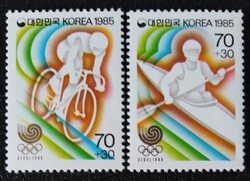 KS85 /  Dél-Korea 1985 Olimpia bélyegsor postatiszta